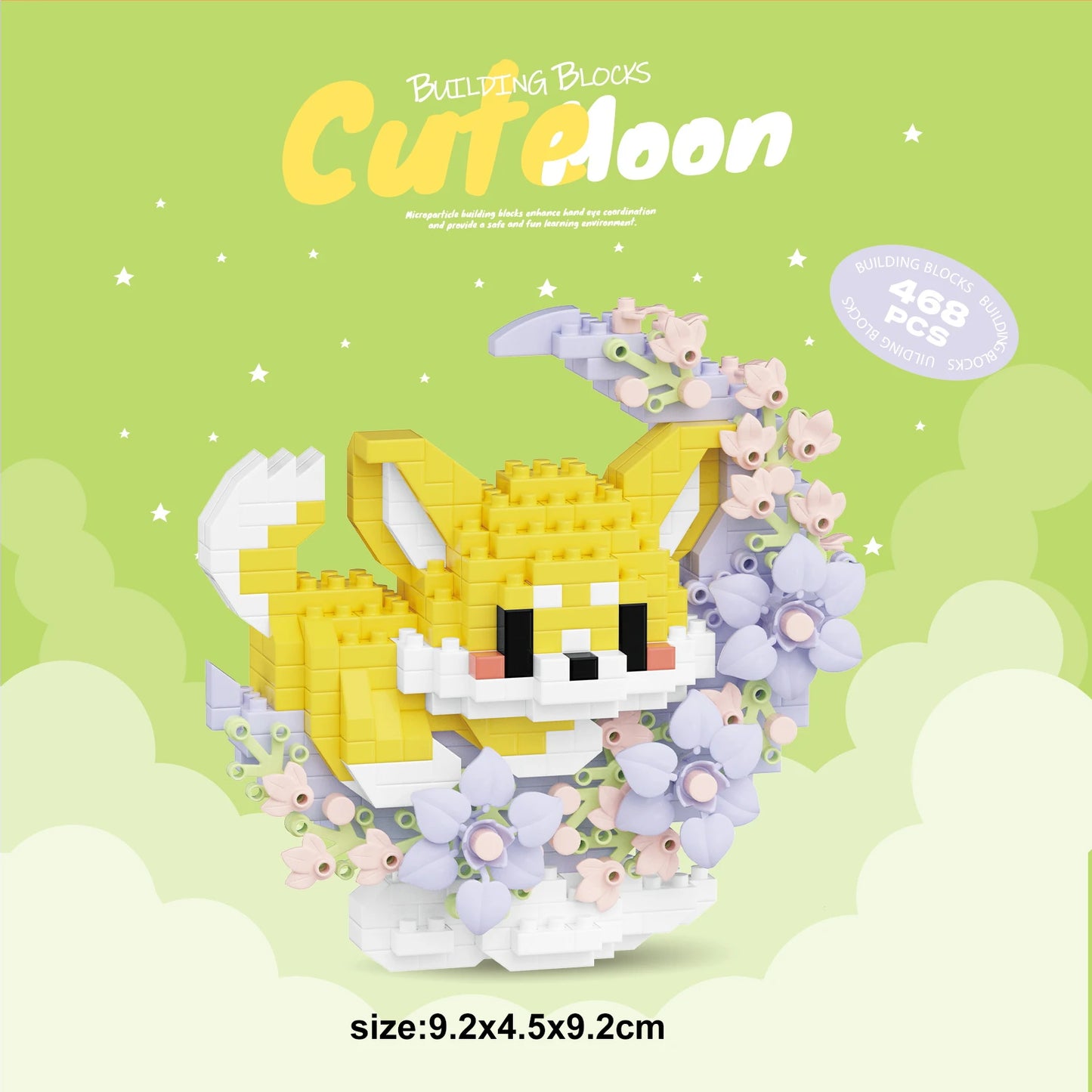Mini Dog Cat panda raccoon Cute Pet Small Building Block Model Series Ornaments Children's Toy Christmas Birthday Gifts for Kids - CADA BRICKS®