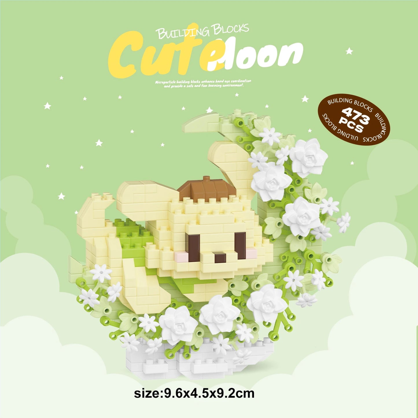 Mini Dog Cat panda raccoon Cute Pet Small Building Block Model Series Ornaments Children's Toy Christmas Birthday Gifts for Kids - CADA BRICKS®