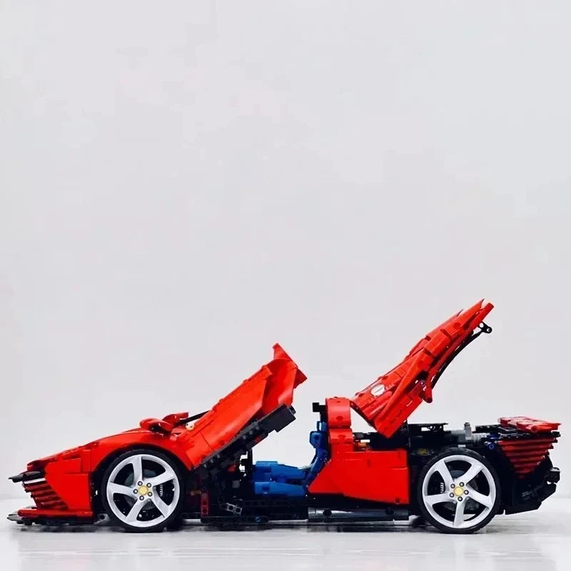 3778pcs technology car series SP3 supercar model building blocks mechanical DIY assembly toy gift for adult&kid house Decoration