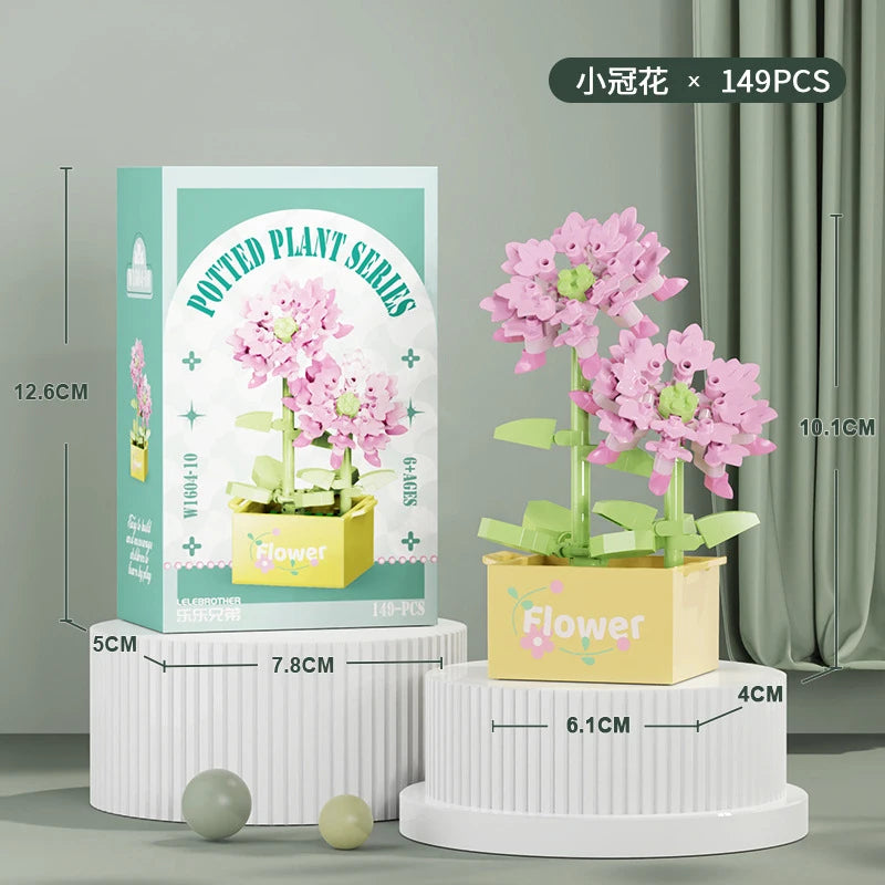 Bouquet Flower Mini Diy Building Block Toys for Children Bricks Blocks for Adults Constructor Micro Bricks Construction Set Gift - CADA BRICKS®