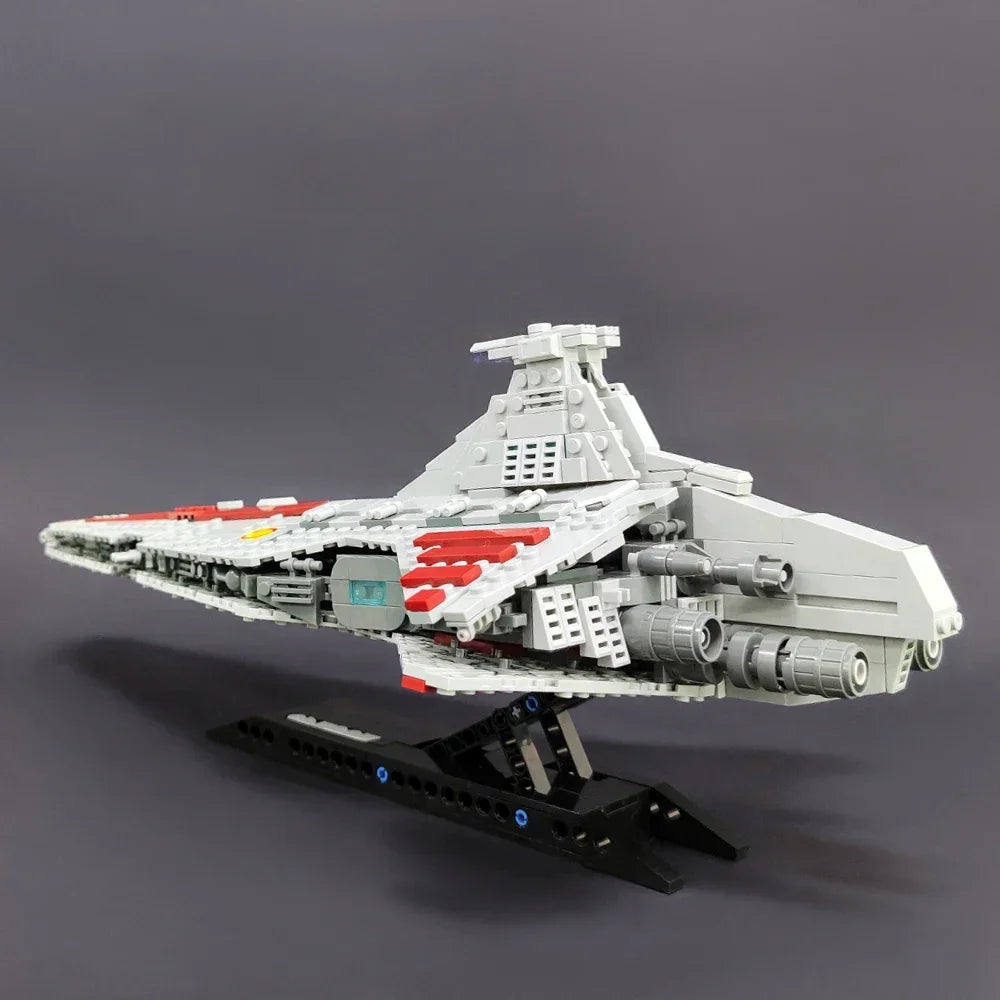High-tech Moc Venator Attack Cruiser Fighter Destroyer Brick Technical Model Building Star Blocks Space Ship Toys - CADA BRICKS®