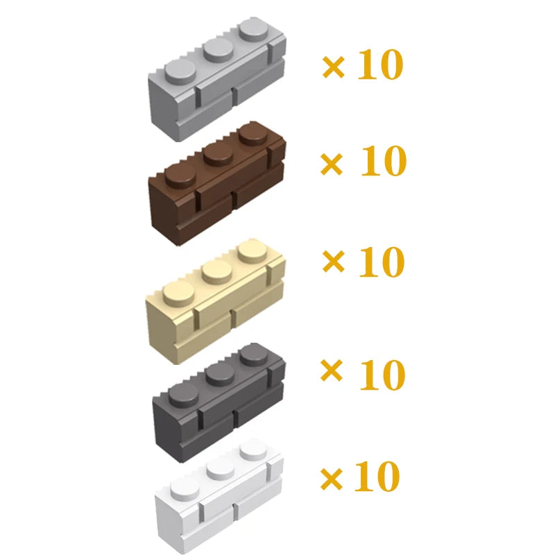DIY Building Blocks Figures City MOC Thick Wall Bricks Educational Creative Toys for Children Size Compatible with All Brands - CADA BRICKS®