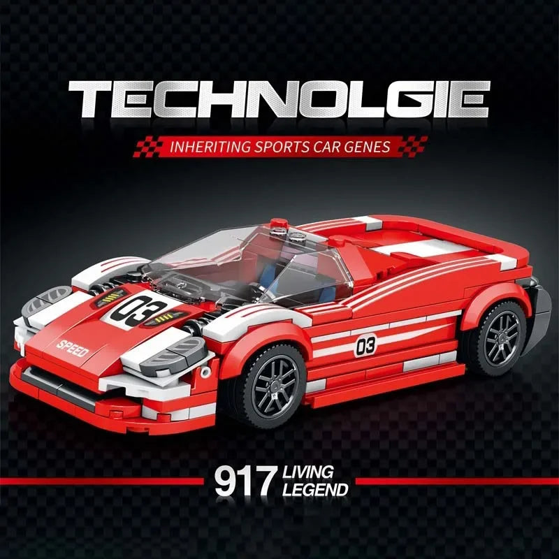 Speed Champions Series Racing Sports Vehiclea Technique Car Supercar Building Blocks Set Bricks Classic MOC Model Toys For Kids - CADA BRICKS®