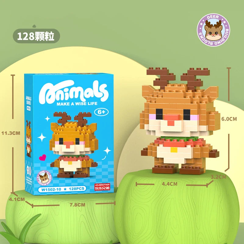 Adults Animals Micro Particle Building Blocks Toy for Children 6 to 12 Years Old Boy Birthday Gift Dog Cat Mini Bricks Girl Toys - CADA BRICKS®