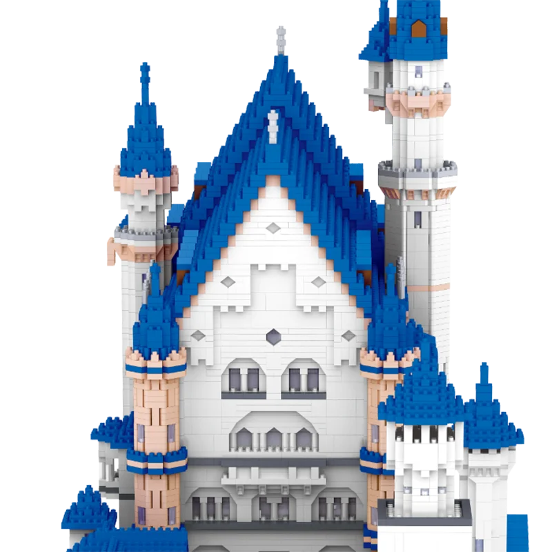 NOWOŚĆ ZBUDOWANY Ogromny nowy zamek z kamienia łabędzia Mikro mini klocki dla dorosłych Ogromne zestawy zabawek architektonicznych do samodzielnego montażu Diamentowe klocki konstrukcyjne