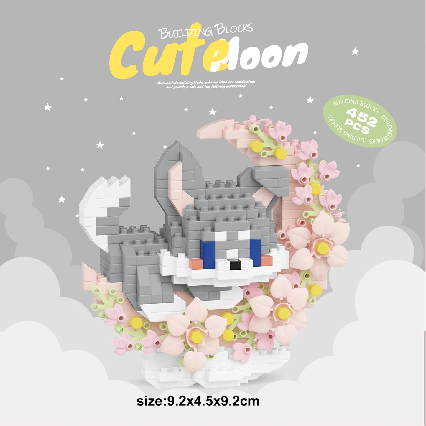 Mini Dog Cat panda raccoon Cute Pet Small Building Block Model Series Ornaments Children's Toy Christmas Birthday Gifts for Kids - CADA BRICKS®
