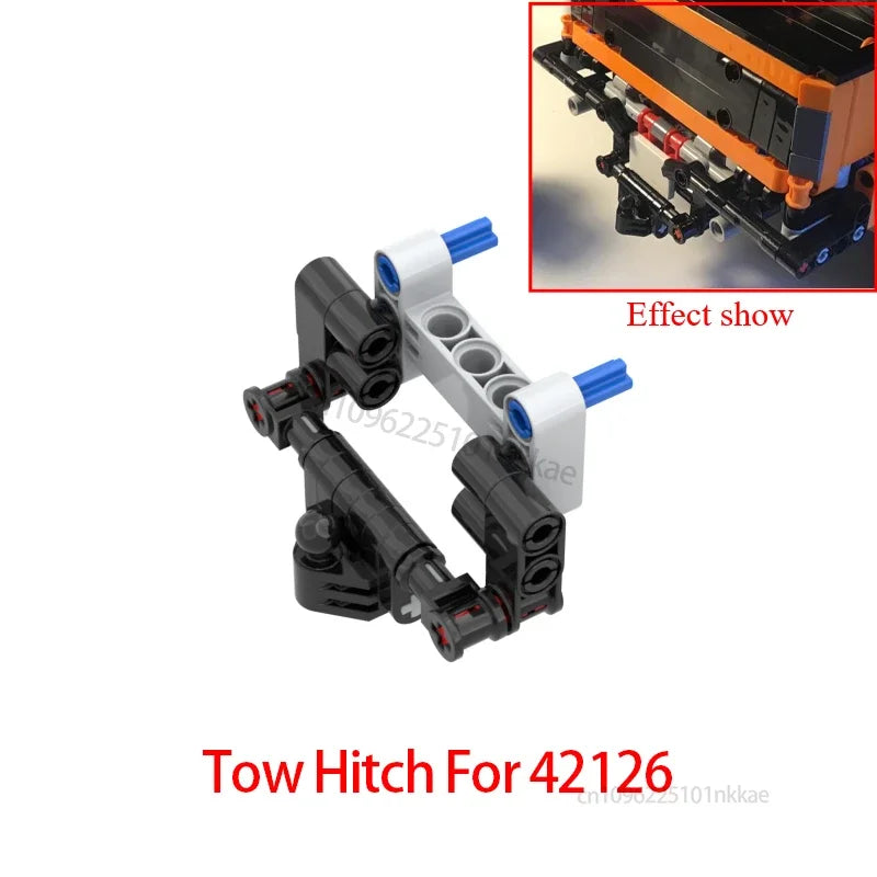 MOC 42126 F-150 Raptor Car Trailer Technical Hitch Crane Platform Hardtop Bumper Roofrack Building Blocks DIY Bricks Toy Gifts - CADA BRICKS®