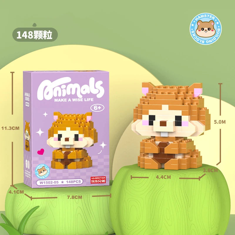 Adults Animals Micro Particle Building Blocks Toy for Children 6 to 12 Years Old Boy Birthday Gift Dog Cat Mini Bricks Girl Toys - CADA BRICKS®