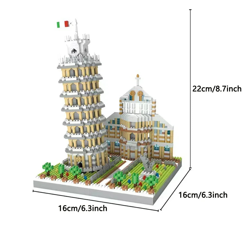 Knew Built 3 Size Choice Paris Eiffel Tower Micro Mini Building Blocks Toy France’s Pride Collectible Decoration and Gift-Worthy - CADA BRICKS®