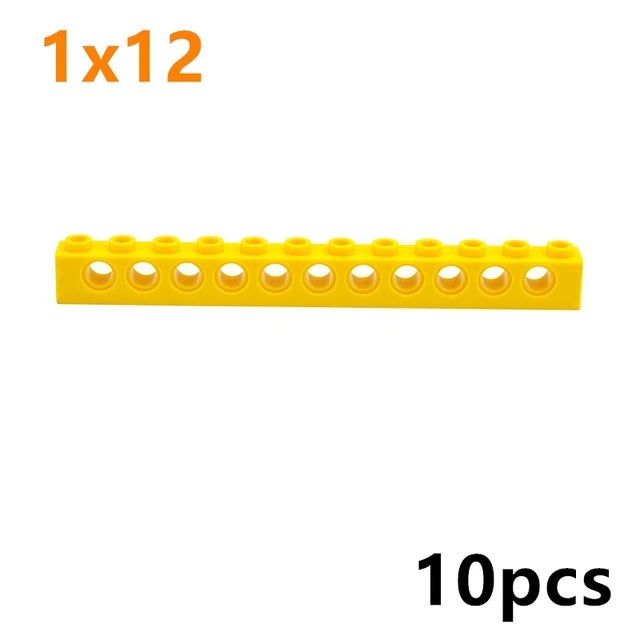 Technical Building Block MOC Combination Studded Long Beam with Hole Thick Bricks Compatible 3703 32018 3895 2730 3894 3701 3700 - CADA BRICKS®