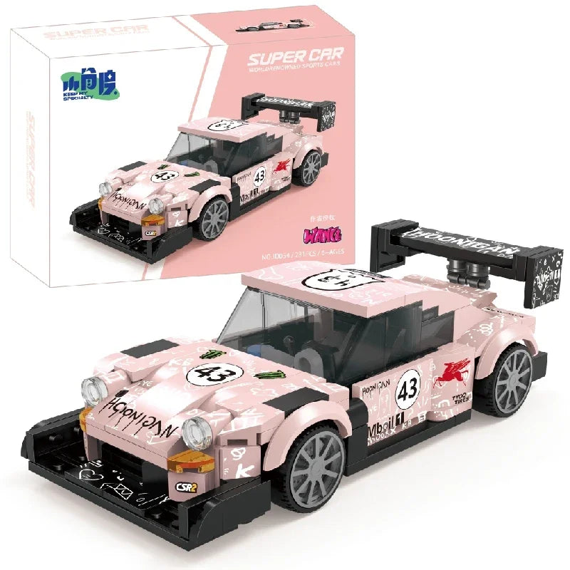 11 Types Speed Champions Car Hypercar Building Blocks MOC Construction Bricks Famous Sport Vehicle Toys Gift For Children Kids - CADA BRICKS®