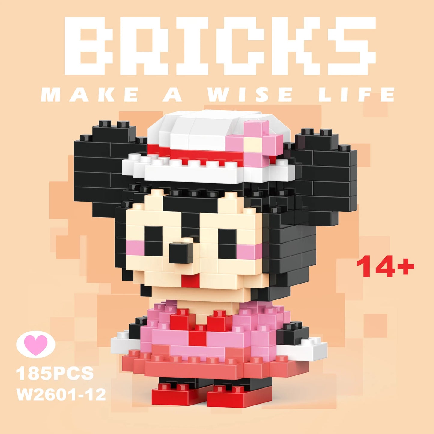 Disney 108 style Stitch LinaBell StellaLou Building Blocks Princess Cartoon Figrues Bricks Children's Assembly Toys Model Gift - CADA BRICKS®