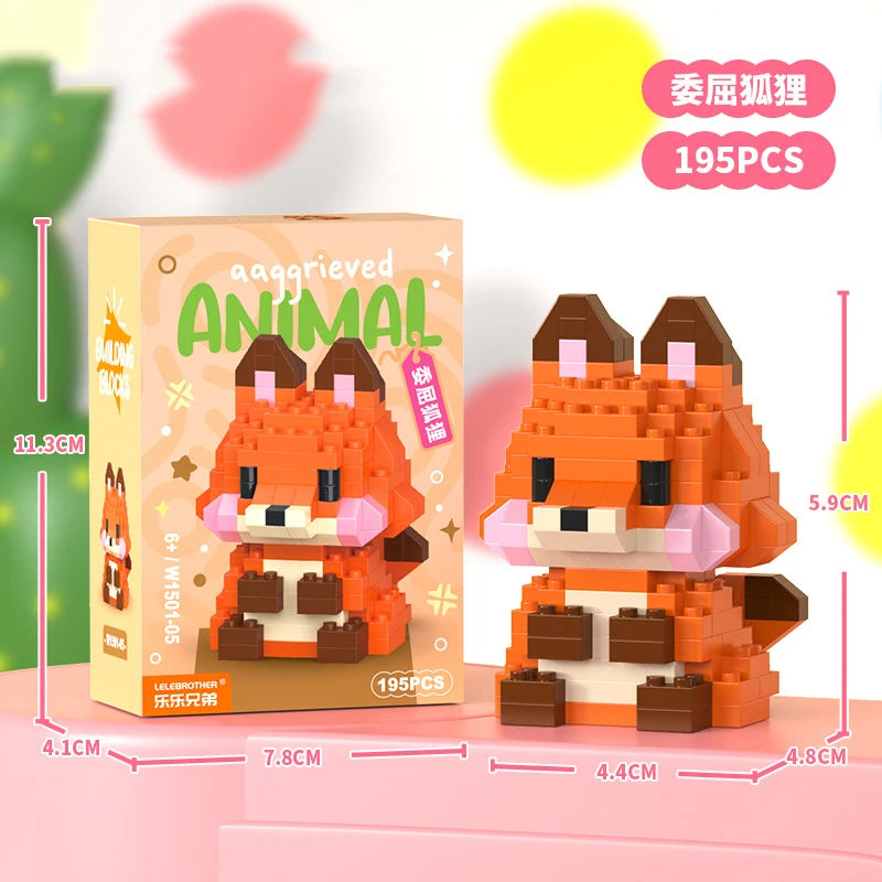 Adults Animals Micro Particle Building Blocks Toy for Children 6 to 12 Years Old Boy Birthday Gift Dog Cat Mini Bricks Girl Toys - CADA BRICKS®