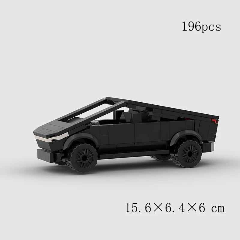 City Truck Vehicle Pickup Heavy Cargo Transport Model Building Blocks Machinery Shop Van Creative Carriage Harvester Car Kid Toy - CADA BRICKS®