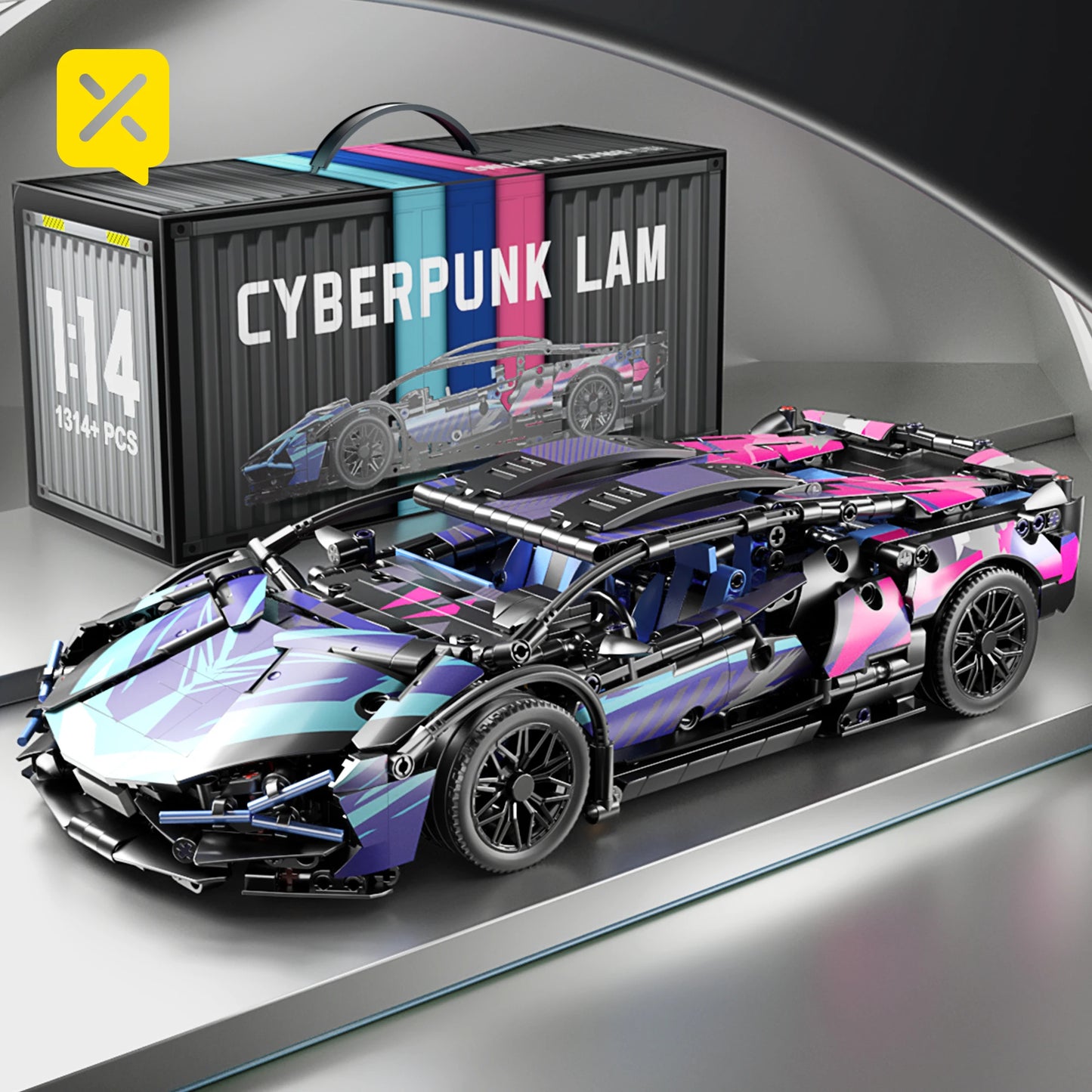 ToylinX Technical Building Blocks Racing Sport Car Speed Vehicle Model City Mechanical Super Bricks Puzzle Toys Adult Gift - CADA BRICKS®