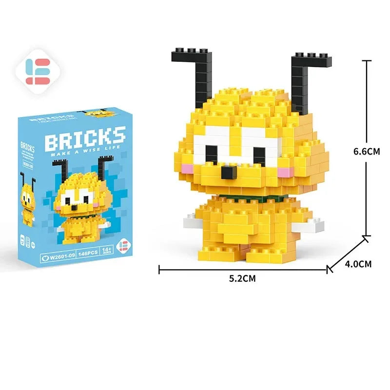 Disney LiLo Stitch Toys Building Blocks Pokeman Pikechu lega Anime Cartoon Character Model Building Blocks Toy for children Gift - CADA BRICKS®