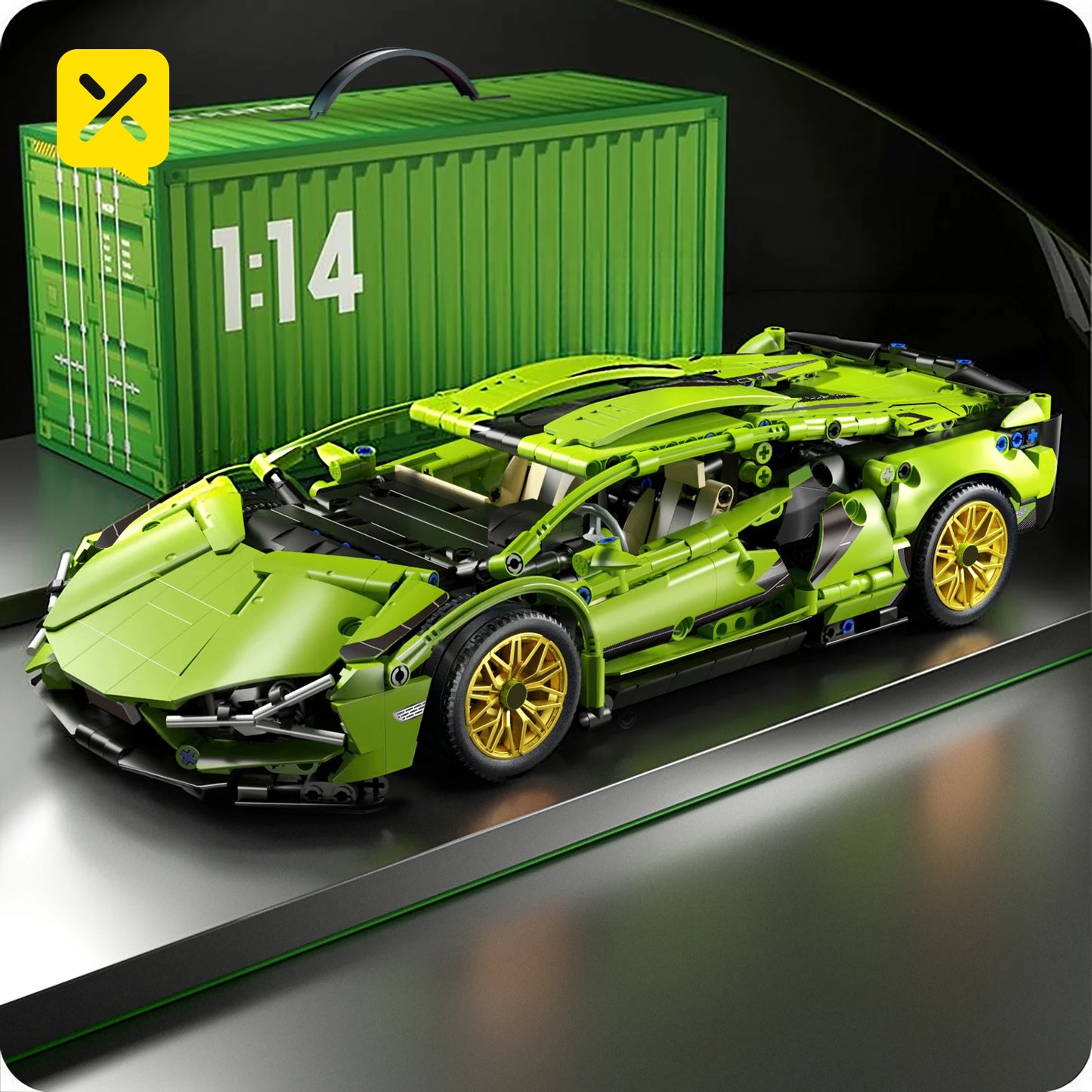 ToylinX Technical Building Blocks Racing Sport Car Speed Vehicle Model City Mechanical Super Bricks Puzzle Toys Adult Gift - CADA BRICKS®