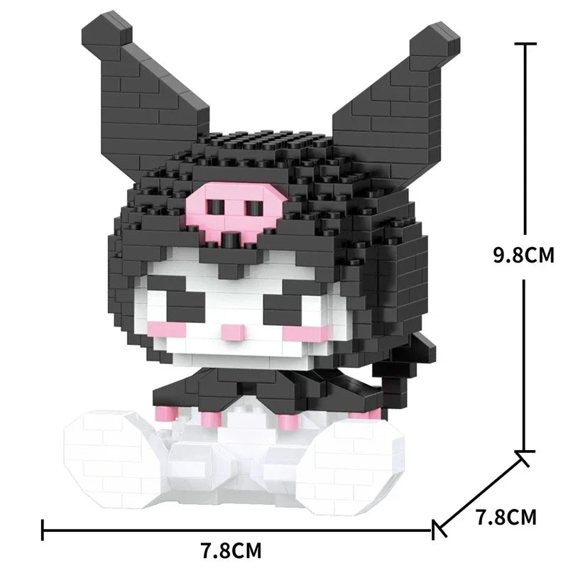 KEEPPLEY Sanrio Anime Hello Kitty My Melody Cinnamoroll Pompompurin Kuromi Building Blocks Girl Kid Holiday Christmas Gift - CADA BRICKS®