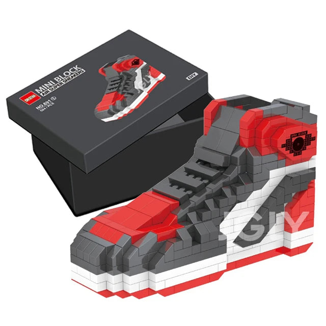 DIY Mini Building Block Boys Sport Basketball Shoes Sneakers Model Anime Buliding Bricks Toys Assembly For Blocks Toy Kids Gifts - CADA BRICKS®