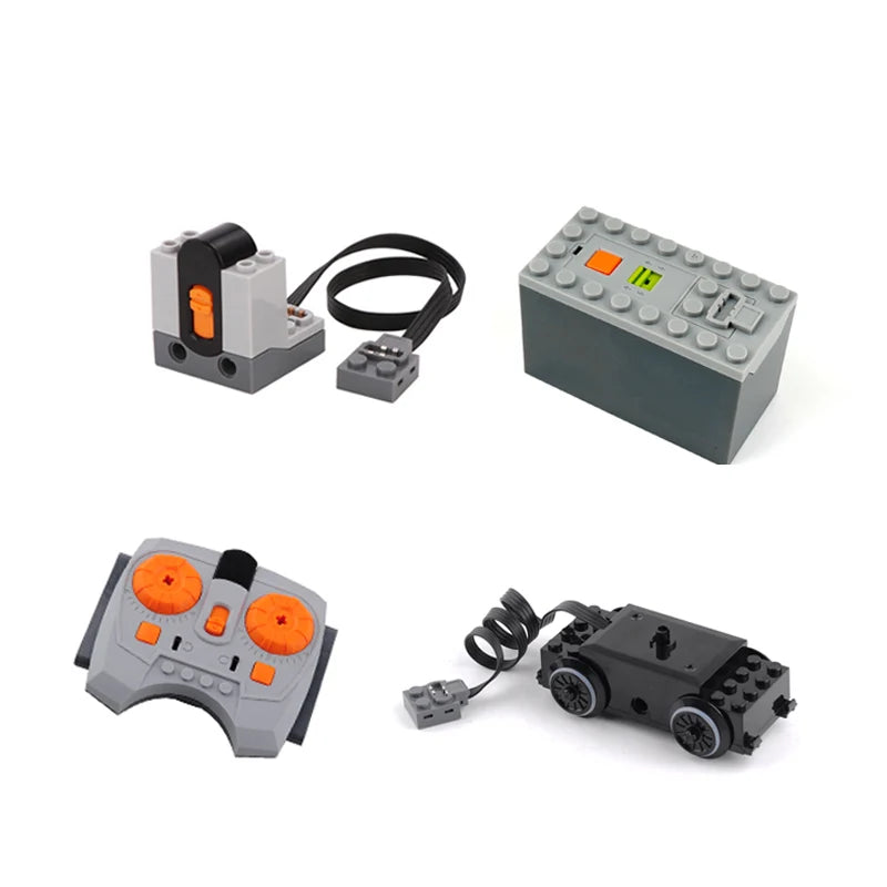 Train Track Motor High-Tech PF Building Blocks Power Functions Parts Infrared Remote Control Set Bricks DIY Toys For 88002 88000 - CADA BRICKS®