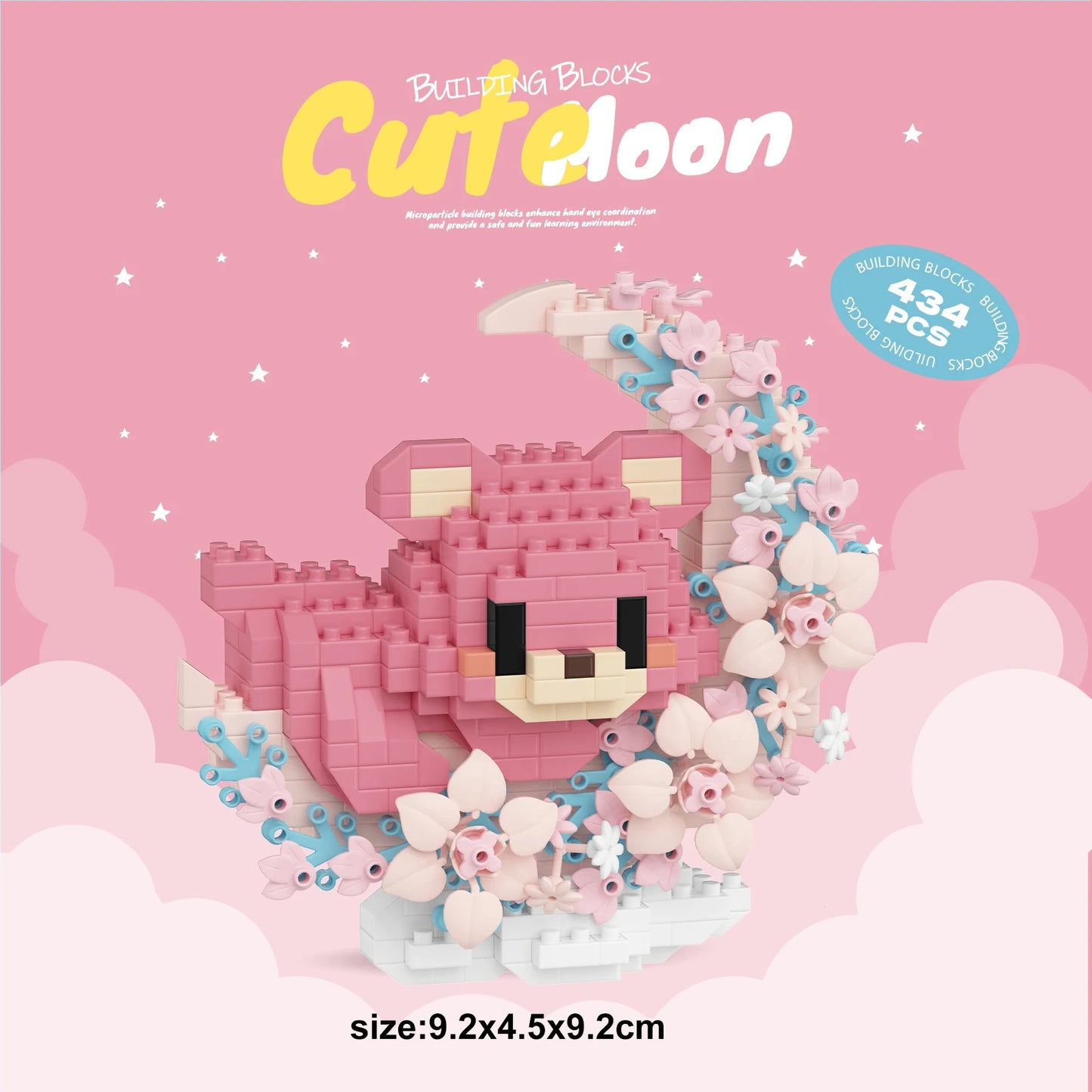 Mini Dog Cat panda raccoon Cute Pet Small Building Block Model Series Ornaments Children's Toy Christmas Birthday Gifts for Kids - CADA BRICKS®