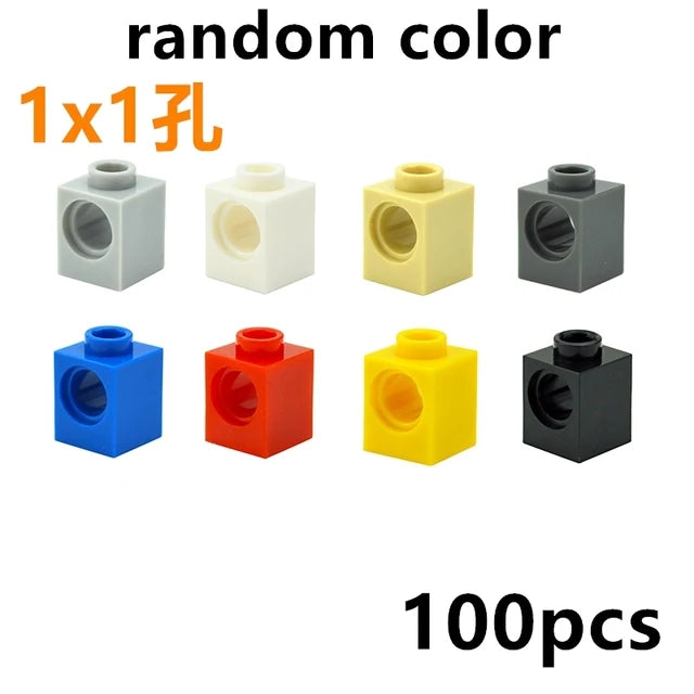 Technical Building Block MOC Combination Studded Long Beam with Hole Thick Bricks Compatible 3703 32018 3895 2730 3894 3701 3700 - CADA BRICKS®