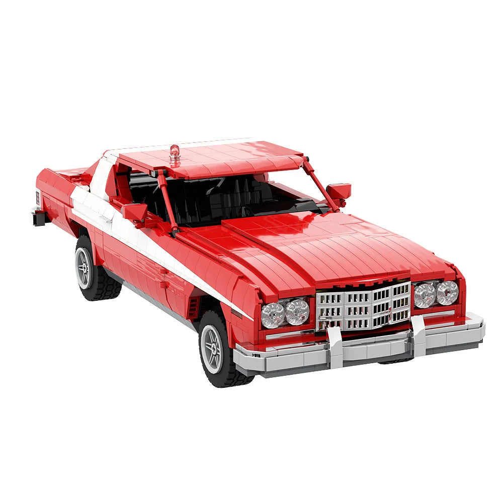 MOC Starsky & Hutch Klocki Ord Gran Torino 1975 Starsky & Hutch Klocki Model Zabawki Edukacyjne Prezent