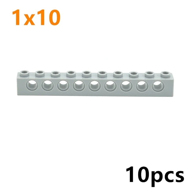 Technical Building Block MOC Combination Studded Long Beam with Hole Thick Bricks Compatible 3703 32018 3895 2730 3894 3701 3700 - CADA BRICKS®