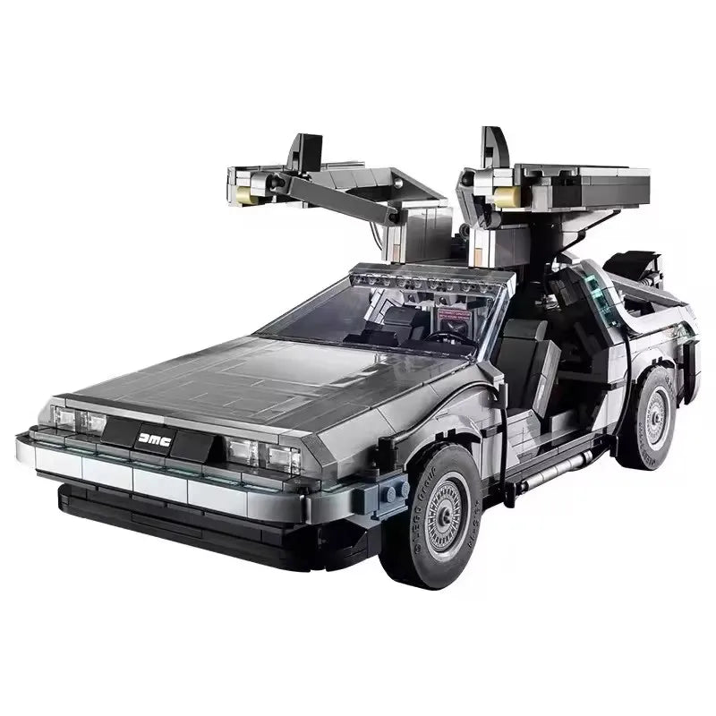 Back to the Future Time Machine DeLorean Model Building Blocks Children's Assembly Toy Boy's Gift - CADA BRICKS®