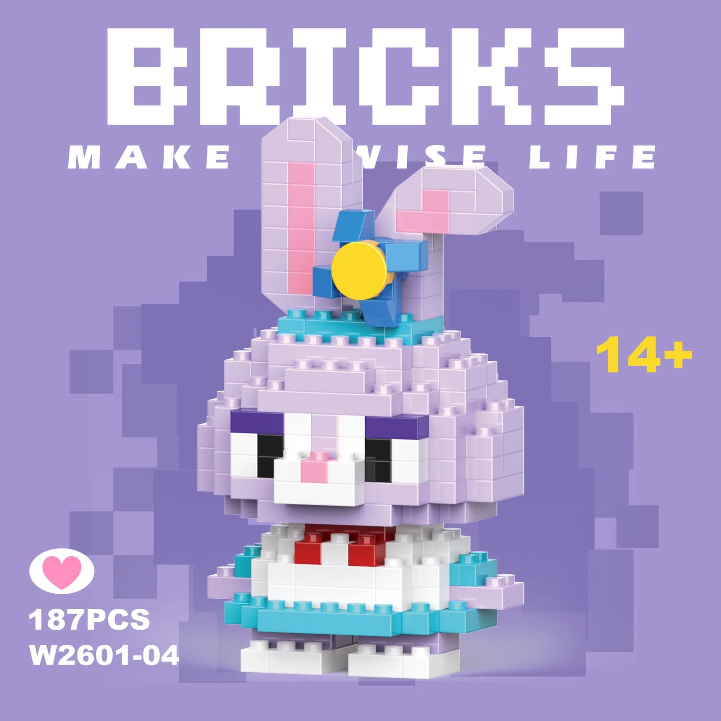 Disney 108 style Stitch LinaBell StellaLou Building Blocks Princess Cartoon Figrues Bricks Children's Assembly Toys Model Gift - CADA BRICKS®