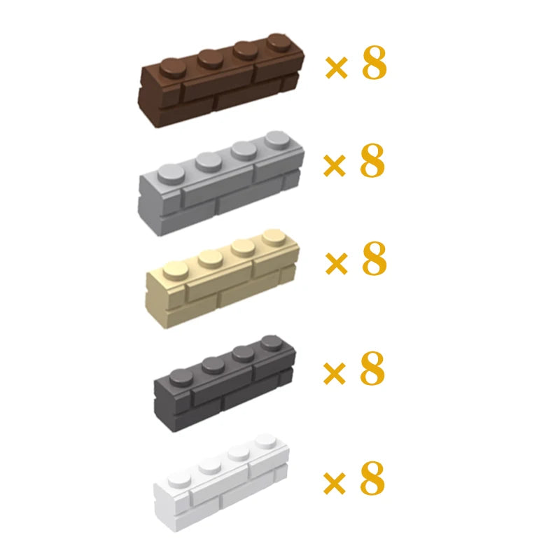 DIY Building Blocks Figures City MOC Thick Wall Bricks Educational Creative Toys for Children Size Compatible with All Brands - CADA BRICKS®