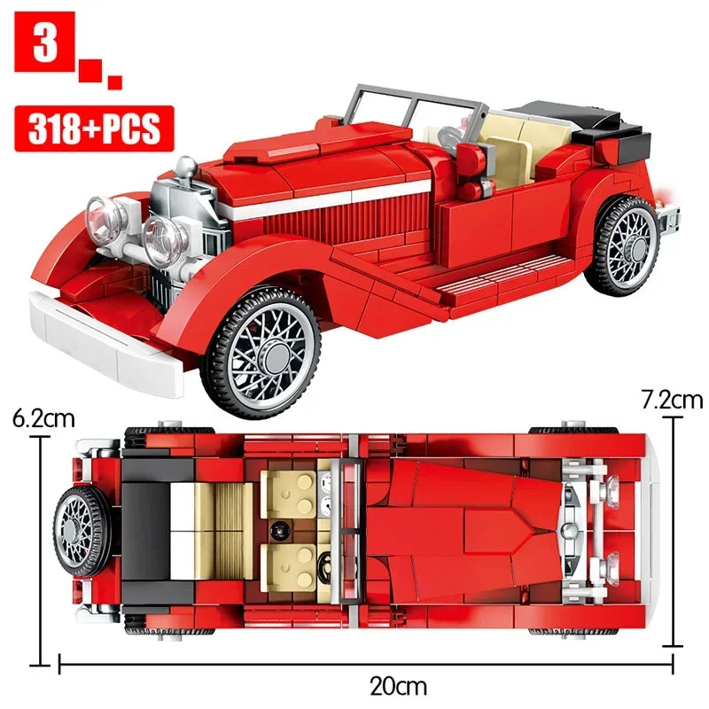Speed Champions Series Racing Sports Vehiclea Technique Car Supercar Building Blocks Set Bricks Classic MOC Model Toys For Kids - CADA BRICKS®