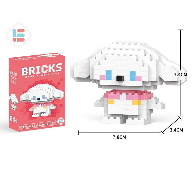 Disney LiLo Stitch Toys Building Blocks Pokeman Pikechu lega Anime Cartoon Character Model Building Blocks Toy for children Gift - CADA BRICKS®