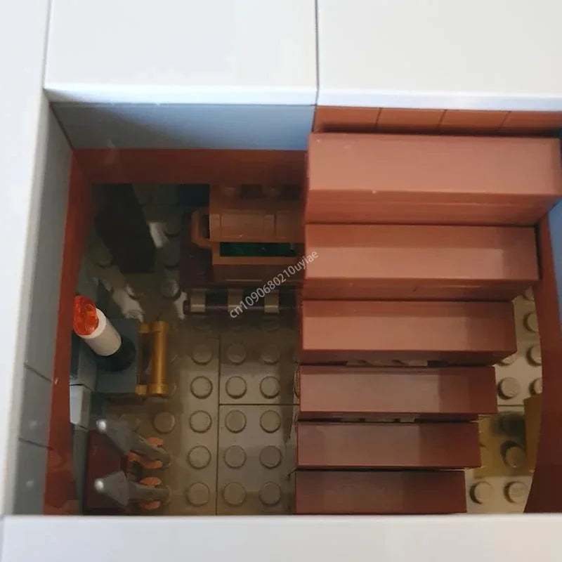 3026 sztuk średniowiecznego zamku i fortecy, klocki budowlane, model do montażu, idealny dla dzieci, prezent urodzinowy, zestaw MOC-31120