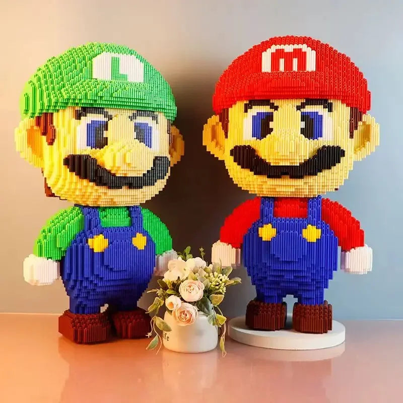Super Mario Large Block Puzzle Assembly Toy 3D Puzzle Children's Birthday Gift Desktop Decoration - CADA BRICKS®