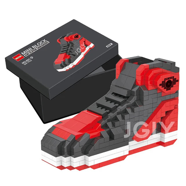 DIY Mini Building Block Boys Sport Basketball Shoes Sneakers Model Anime Buliding Bricks Toys Assembly For Blocks Toy Kids Gifts - CADA BRICKS®