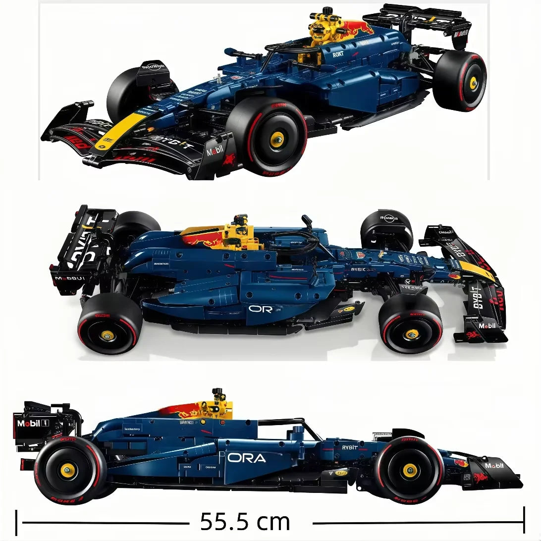 2025 New MINISO Disney F1 Racing Series Technical SF-24 42206 RaceCar RB 42207 Supercar Building Block Adult Car Birthday Gifs