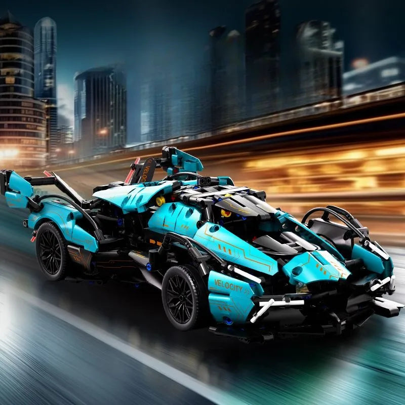 Technical Racing Sport Car Model Building Blocks technic adults 1:14 DIY Supercar Brick Puzzle Toys Kid Adult Gift(1000+granule)