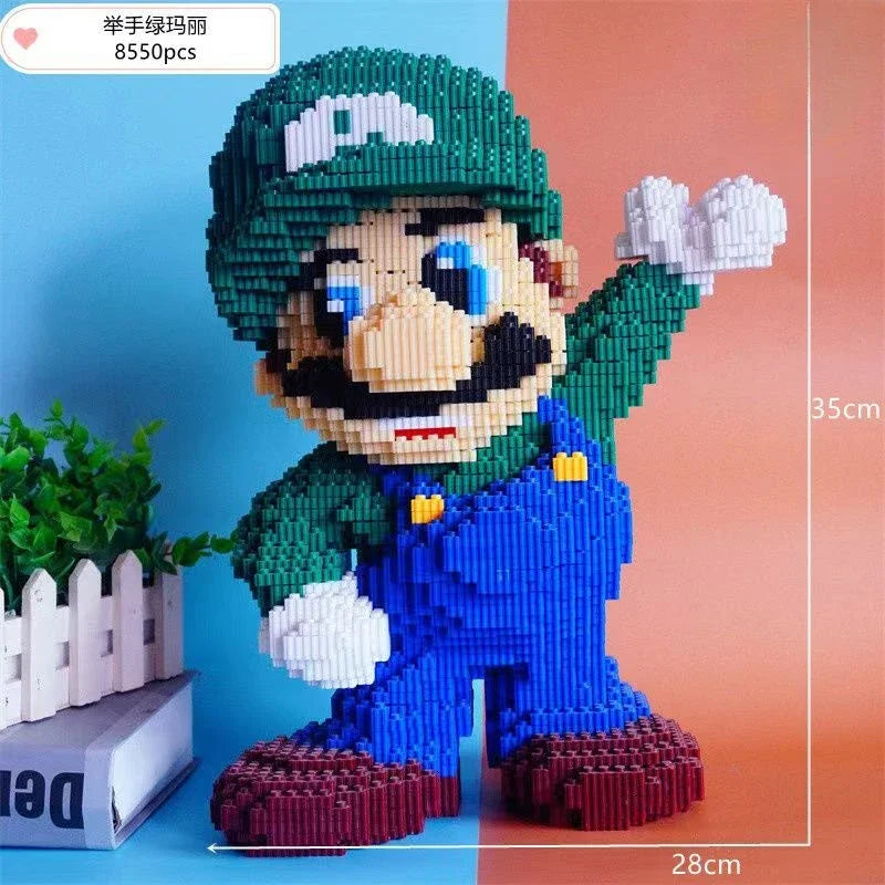 Super Mario Large Block Puzzle Assembly Toy 3D Puzzle Children's Birthday Gift Desktop Decoration - CADA BRICKS®