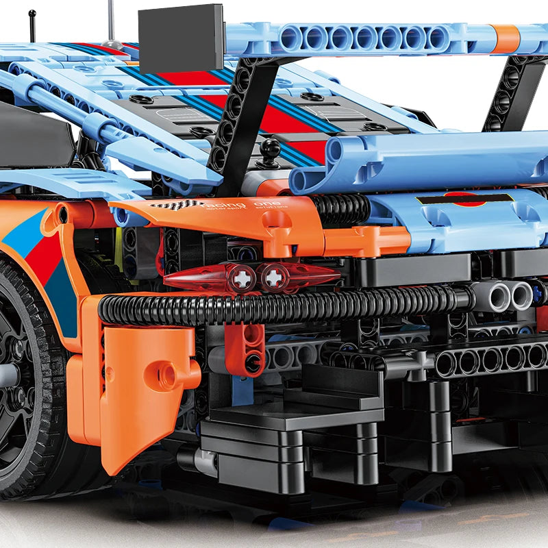 Nowe klasyczne samochody wyścigowe RSR Super Racing Modele samochodów sportowych Klocki Zestawy pojazdów Klocki techniczne Zabawki dla dzieci Prezenty dla dorosłych