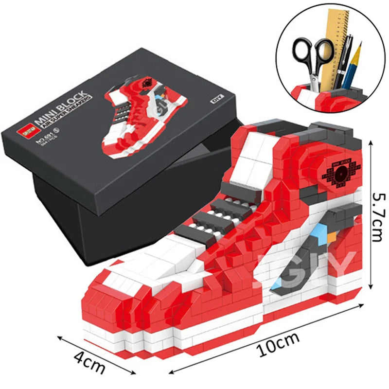 DIY Mini Building Block Boys Sport Basketball Shoes Sneakers Model Anime Buliding Bricks Toys Assembly For Blocks Toy Kids Gifts - CADA BRICKS®