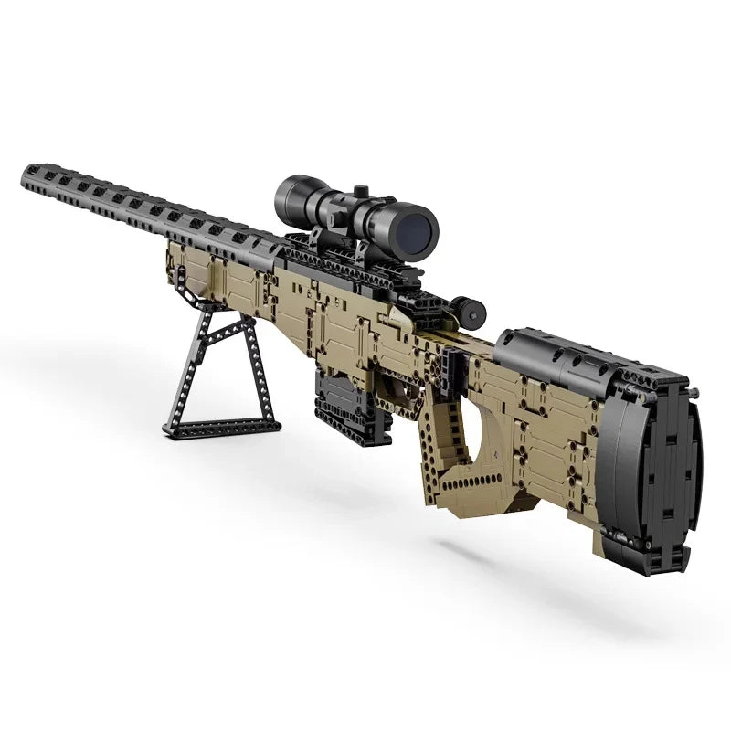 Cada 979Pcs City Technical Police Military Weapon Sniper Rifle Building Blocks WW2 For Assault Rifle Bricks Toys for Kids Gifts - CADA BRICKS®