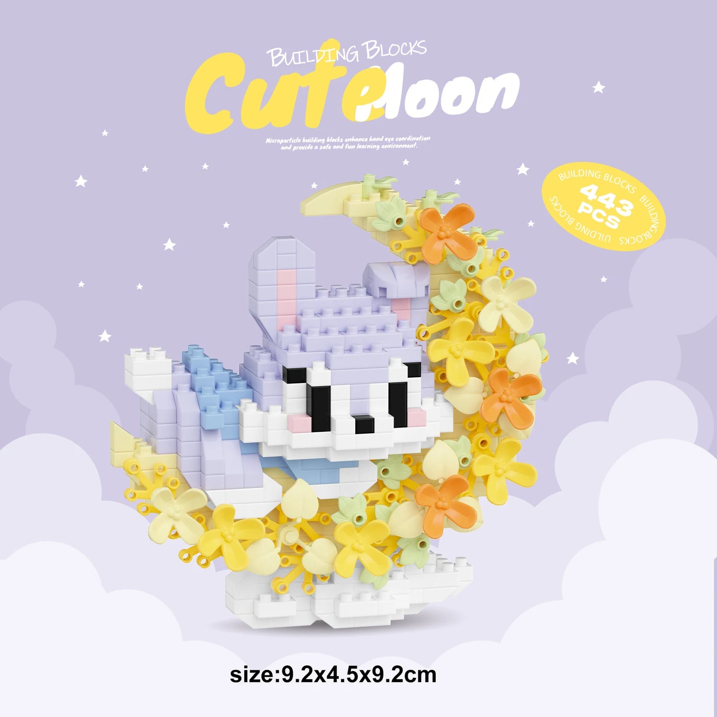 Mini Dog Cat panda raccoon Cute Pet Small Building Block Model Series Ornaments Children's Toy Christmas Birthday Gifts for Kids - CADA BRICKS®