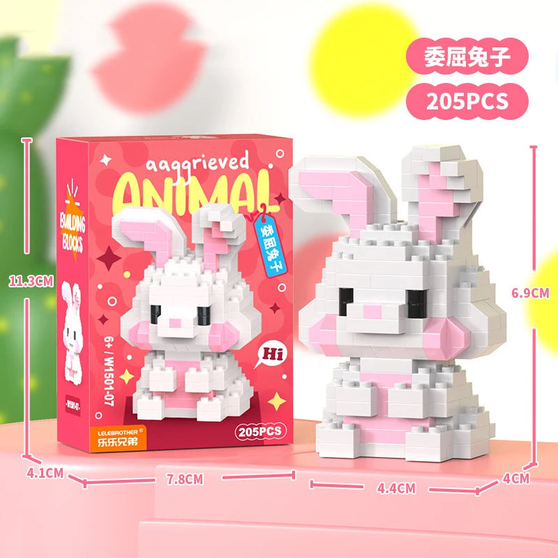 Adults Animals Micro Particle Building Blocks Toy for Children 6 to 12 Years Old Boy Birthday Gift Dog Cat Mini Bricks Girl Toys - CADA BRICKS®