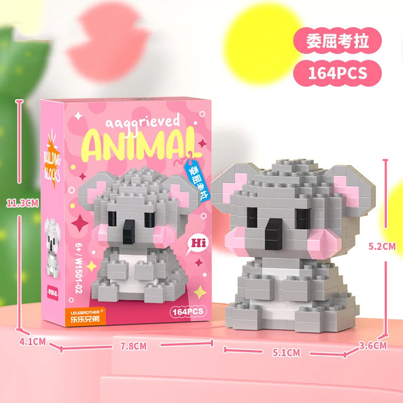 Adults Animals Micro Particle Building Blocks Toy for Children 6 to 12 Years Old Boy Birthday Gift Dog Cat Mini Bricks Girl Toys - CADA BRICKS®