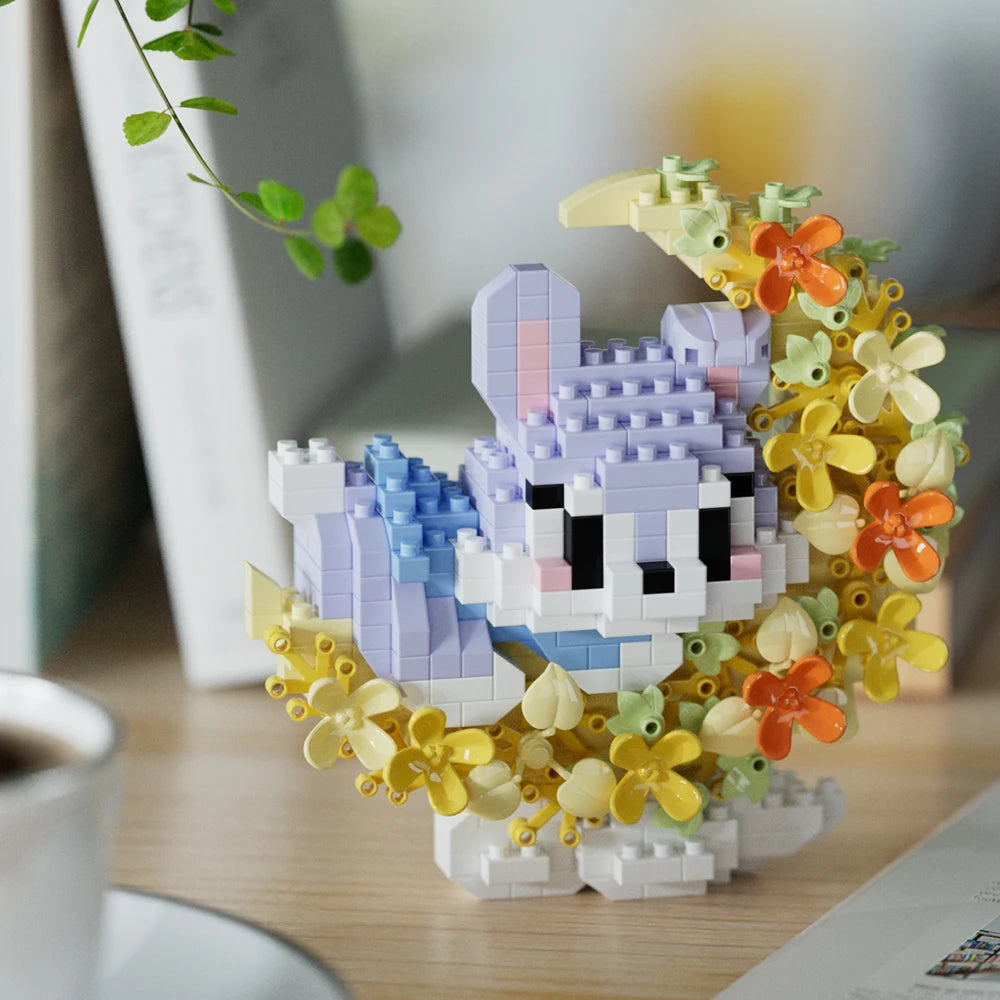 Mini Dog Cat panda raccoon Cute Pet Small Building Block Model Series Ornaments Children's Toy Christmas Birthday Gifts for Kids - CADA BRICKS®
