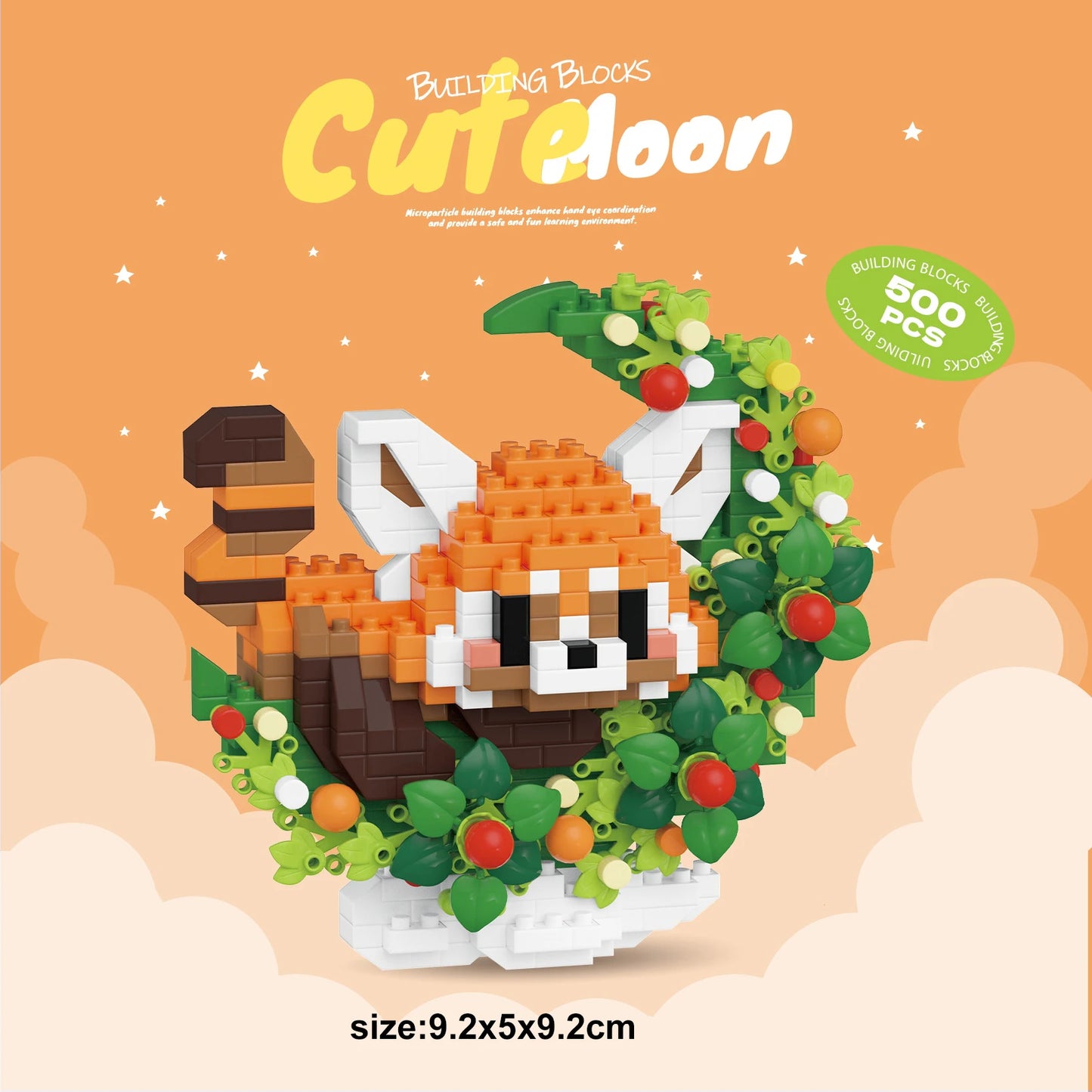 Mini Dog Cat panda raccoon Cute Pet Small Building Block Model Series Ornaments Children's Toy Christmas Birthday Gifts for Kids - CADA BRICKS®
