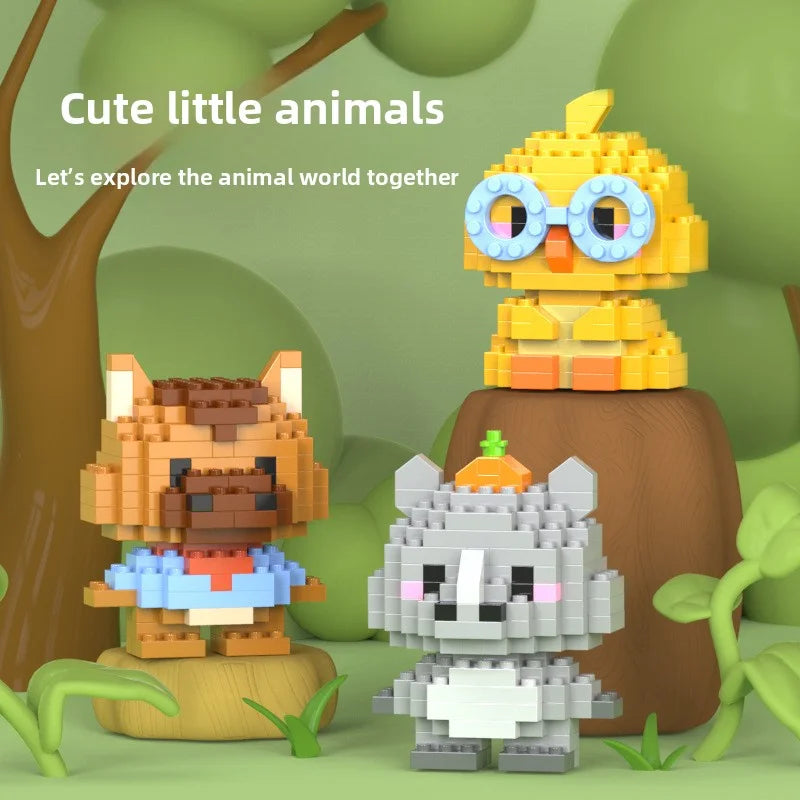 Adults Animals Micro Particle Building Blocks Toy for Children 6 to 12 Years Old Boy Birthday Gift Dog Cat Mini Bricks Girl Toys - CADA BRICKS®