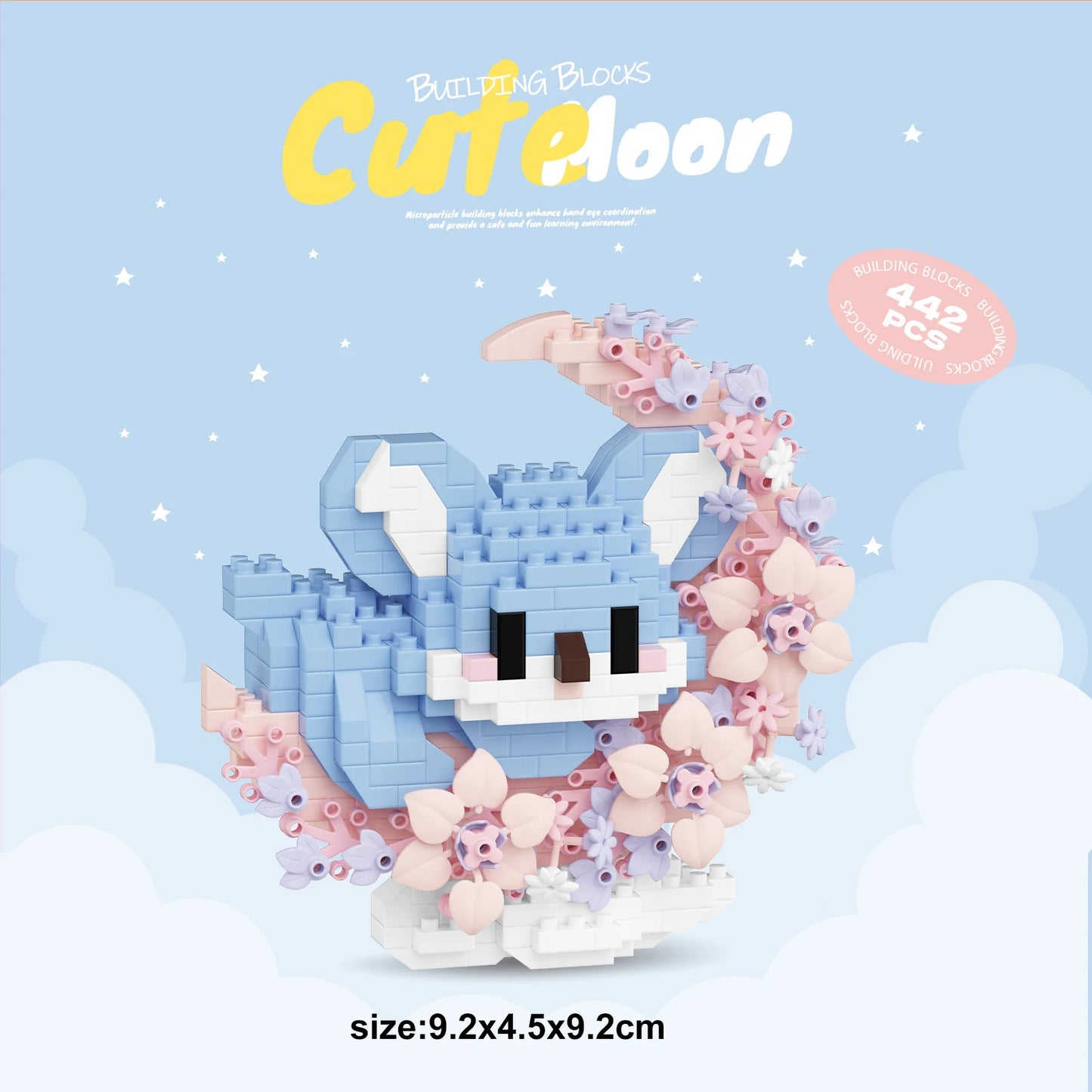 Mini Dog Cat panda raccoon Cute Pet Small Building Block Model Series Ornaments Children's Toy Christmas Birthday Gifts for Kids - CADA BRICKS®