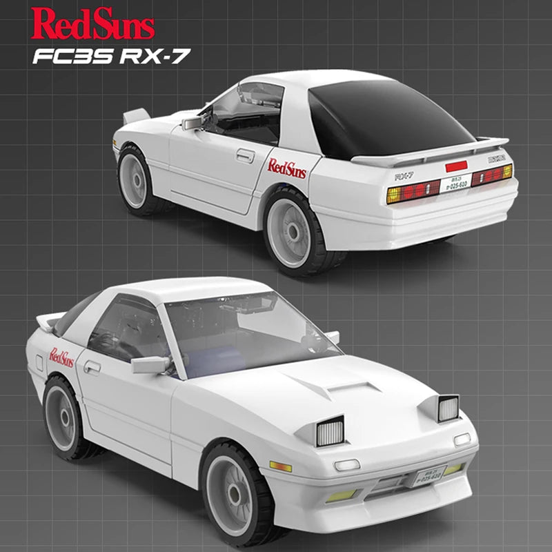 Cada Anime Initial D Champion Vehicle Building Blocks Compatible City Street View Japanese Parking Lot Bricks Toys Boys Gifts - CADA BRICKS®